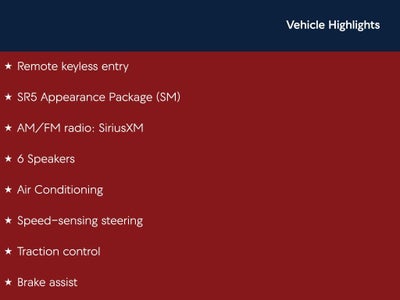 2022 Toyota TACOMA SR5 SR5