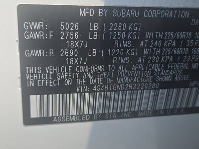 2024 Subaru Outback Limited XT