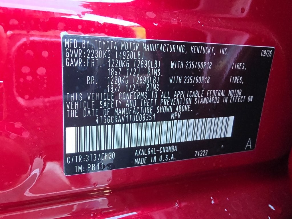 2026 Toyota RAV4 XLE Premium