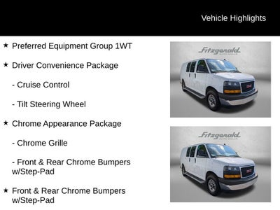 2024 GMC Savana Cargo 2500 Work Van