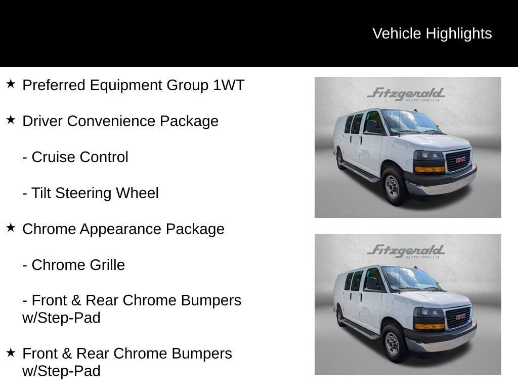2024 GMC Savana Cargo 2500 Work Van