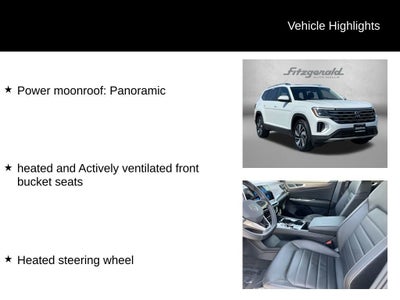 2025 Volkswagen Atlas 2.0T SEL