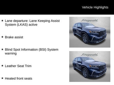 2023 Honda Pilot EX-L 8 Passenger