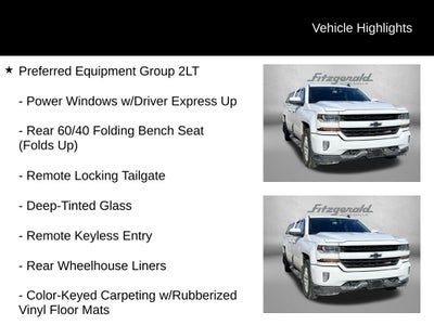 2018 Chevrolet Silverado 1500 LT LT2