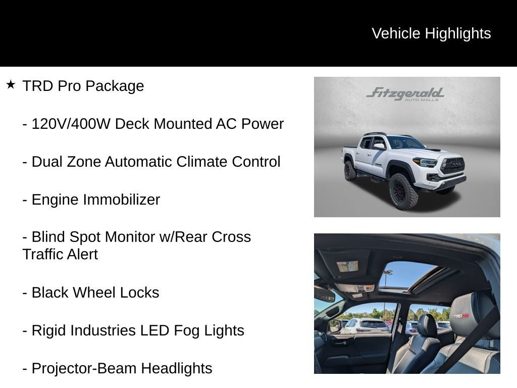 2022 Toyota Tacoma 4WD TRD Pro V6