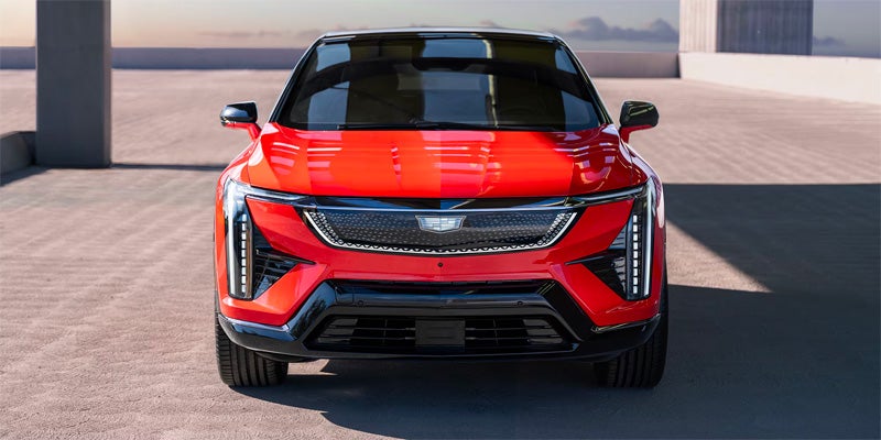 Cadillac OPTIQ parked on sunlight