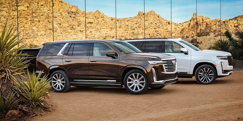 Cadillac Lineup - SUV models 