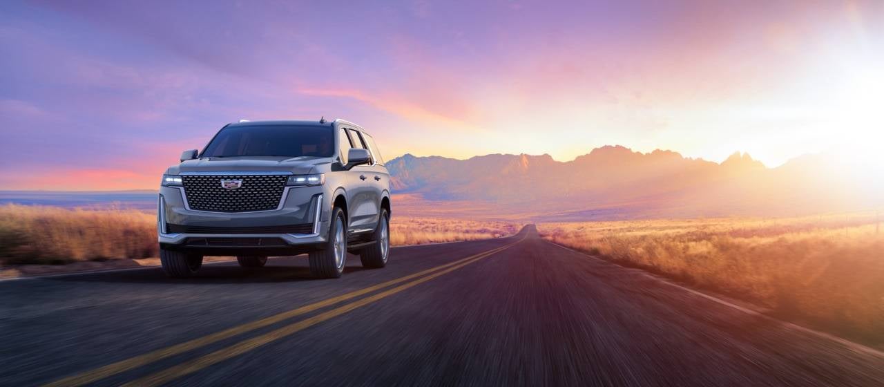 Escalde driving in the desert at sunset from Fitzgerald Cadillac of Hagerstown in Hagerstown MD